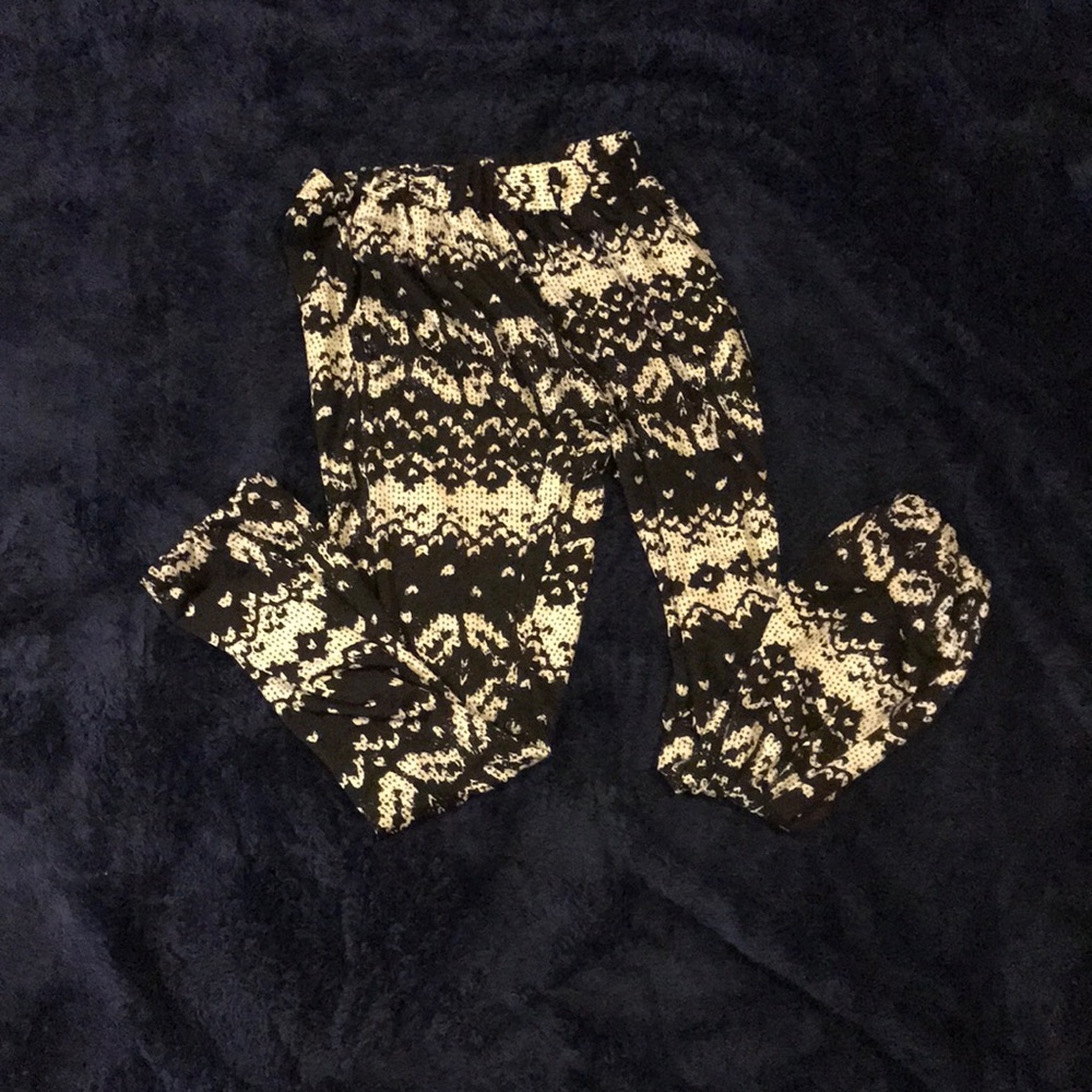 Aztec print harem pants